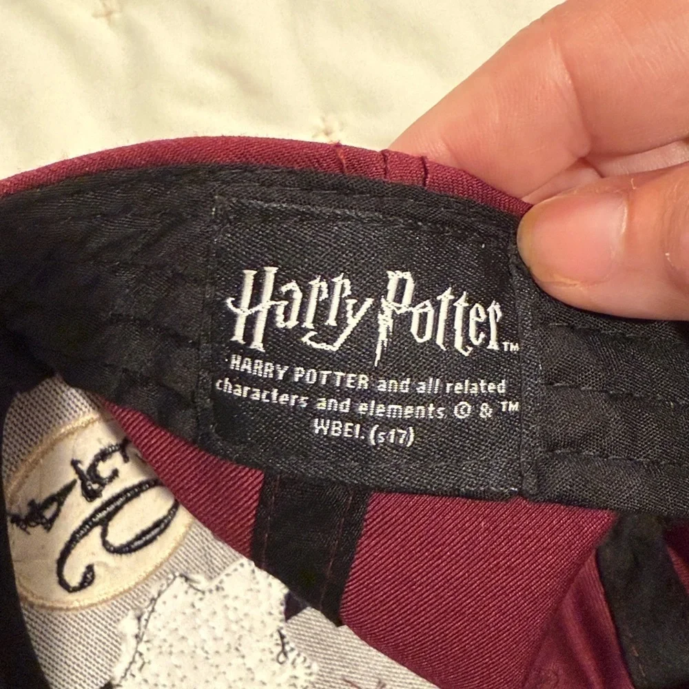 Harry Potter Hat Hogwarts Express Platform Adjustable Ball Cap Movie *